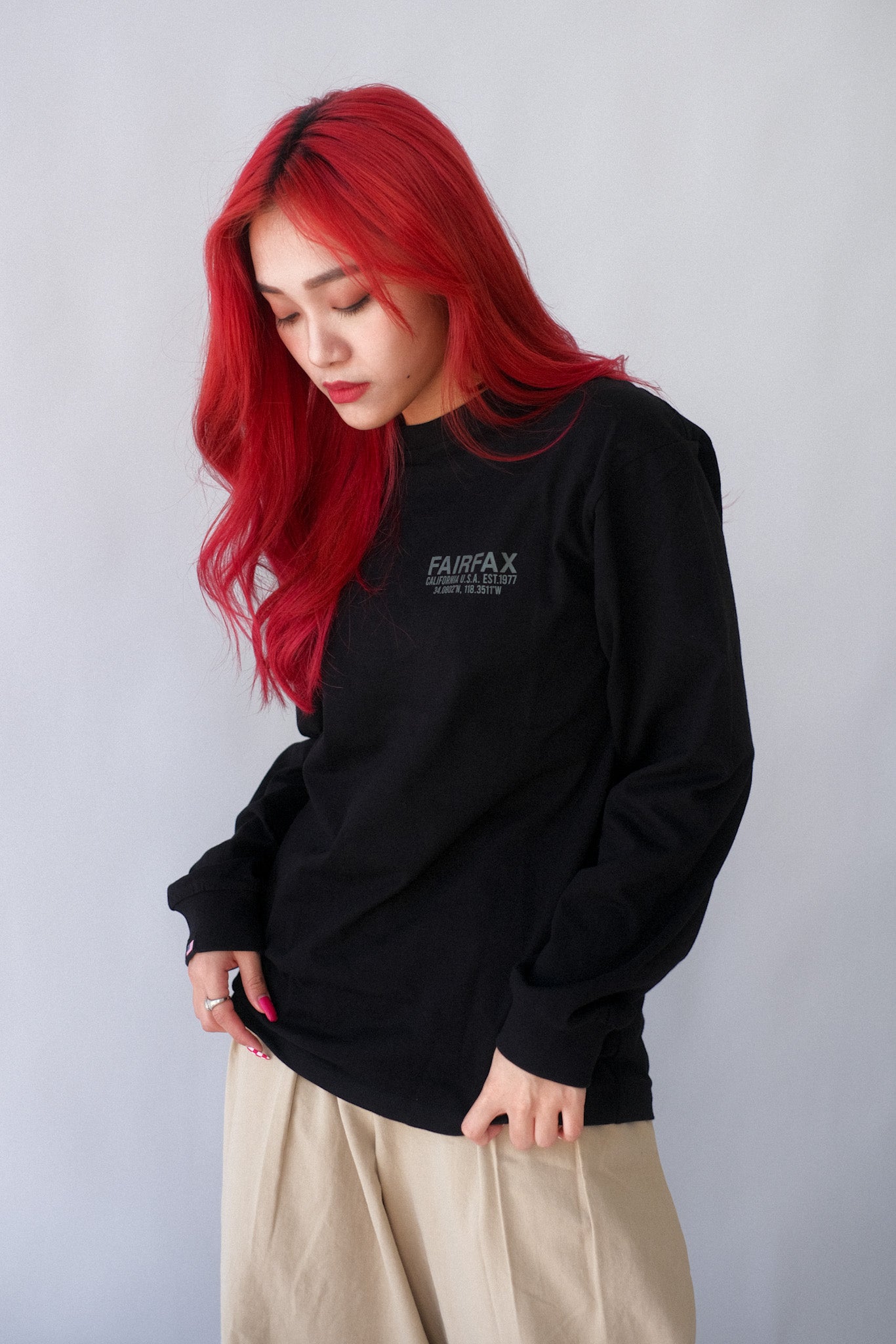 (現貨) FAIRFAX LONG SLEEVE TEE