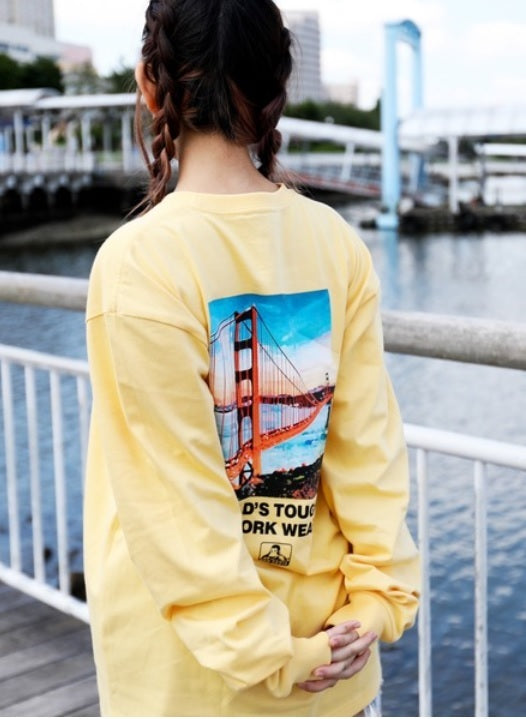 (現貨) BEN DAVIS LONG SLEEVE PRINT TEE