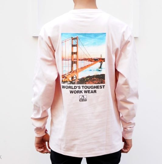 (現貨) BEN DAVIS LONG SLEEVE PRINT TEE