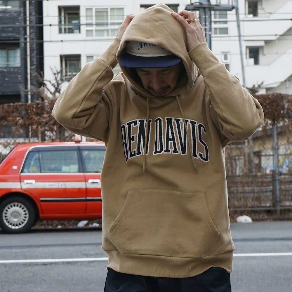 (現貨) BEN DAVIS JP COLLEGE SWEAT HOODIE