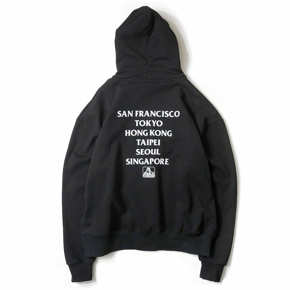 (現貨) BEN DAVIS JP PRINT SWEAT HOODIE