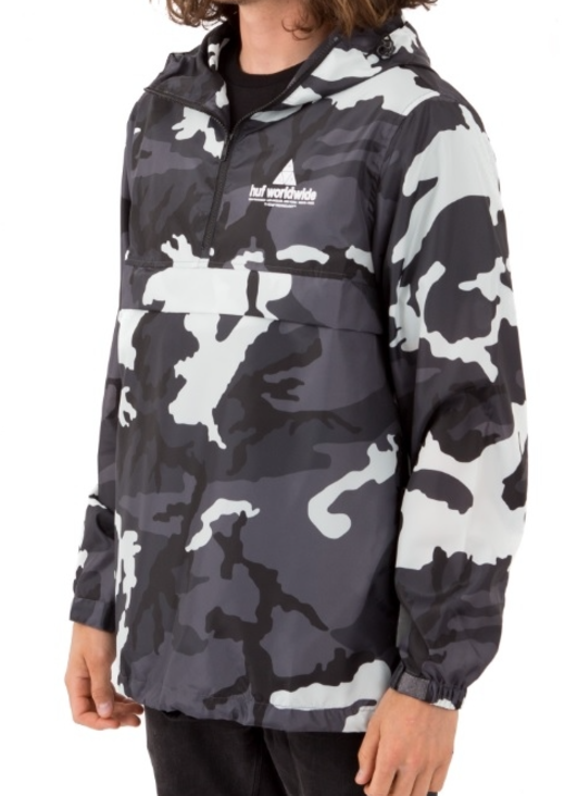 (現貨) HUF PEAK ANORAK - WHITE CAMO