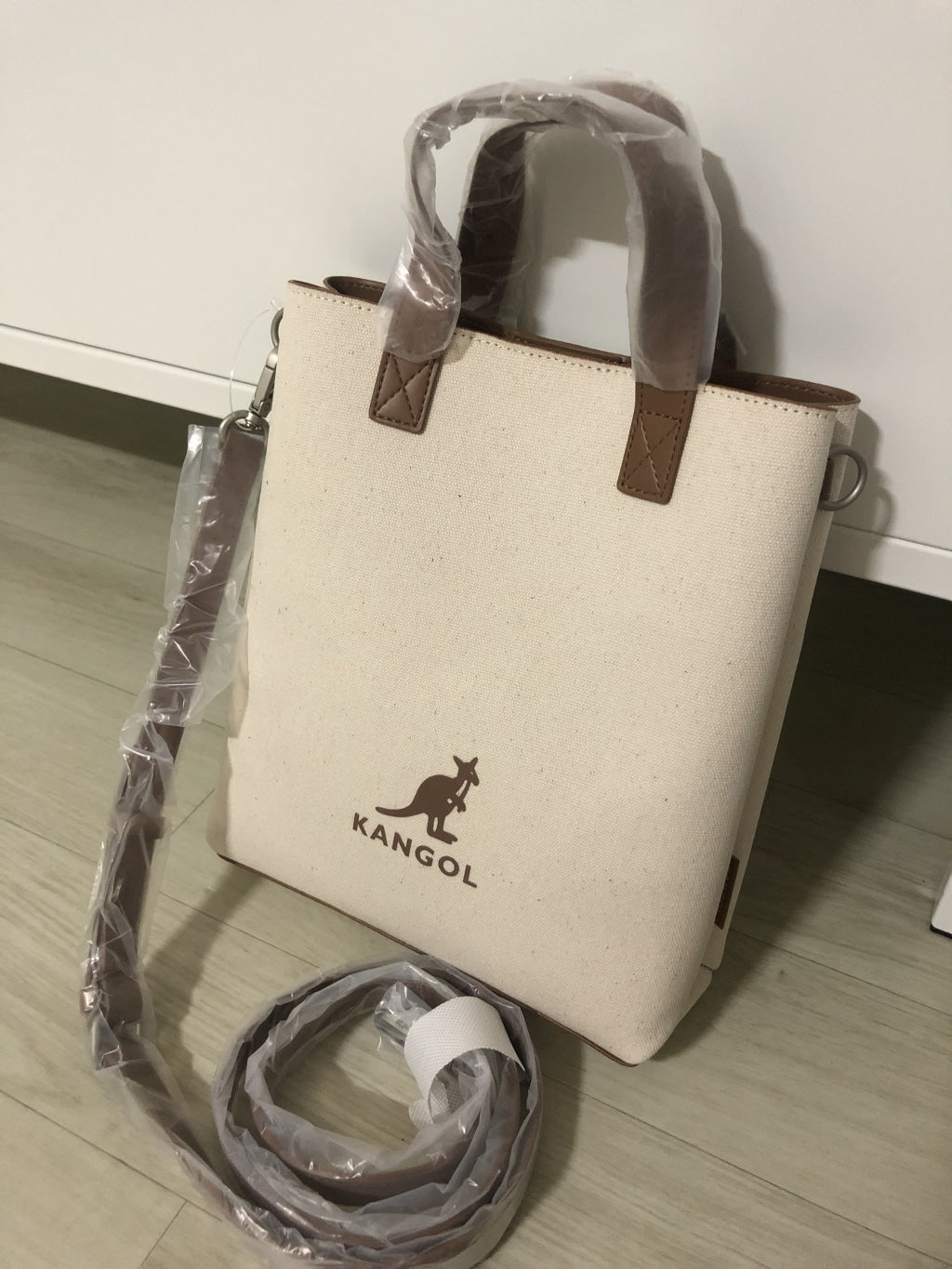 (現貨) 韓國 KANGOL 2 WAY CROSS BAG