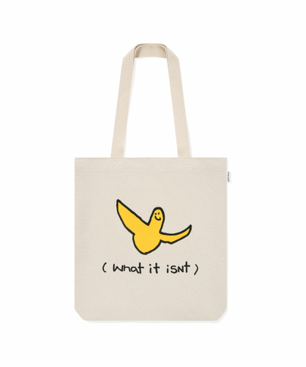 (現貨) 韓國 WHAT IT ISNT ANGEL CANVAS ECO BAG