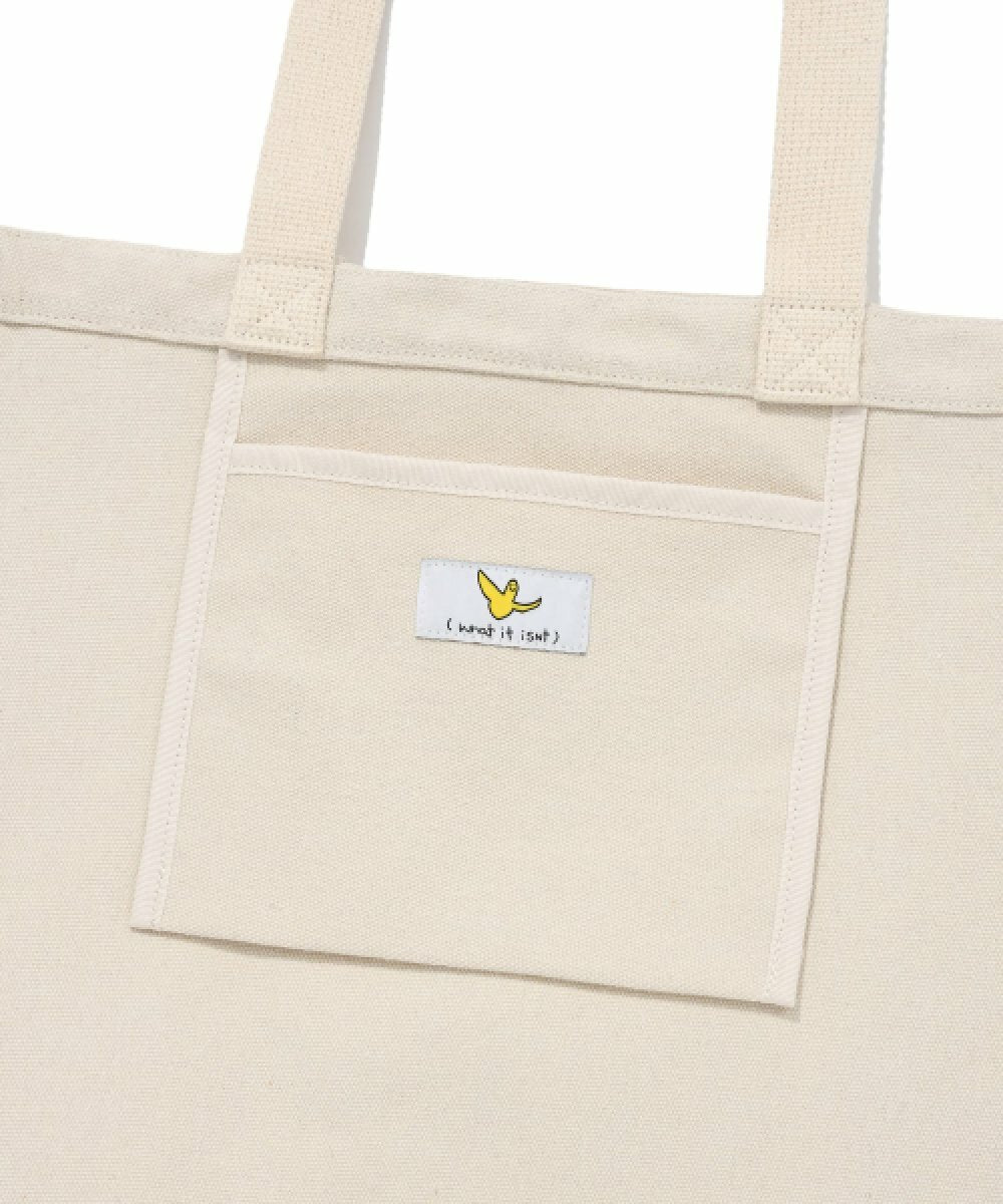 (現貨) 韓國 WHAT IT ISNT ANGEL CANVAS ECO BAG