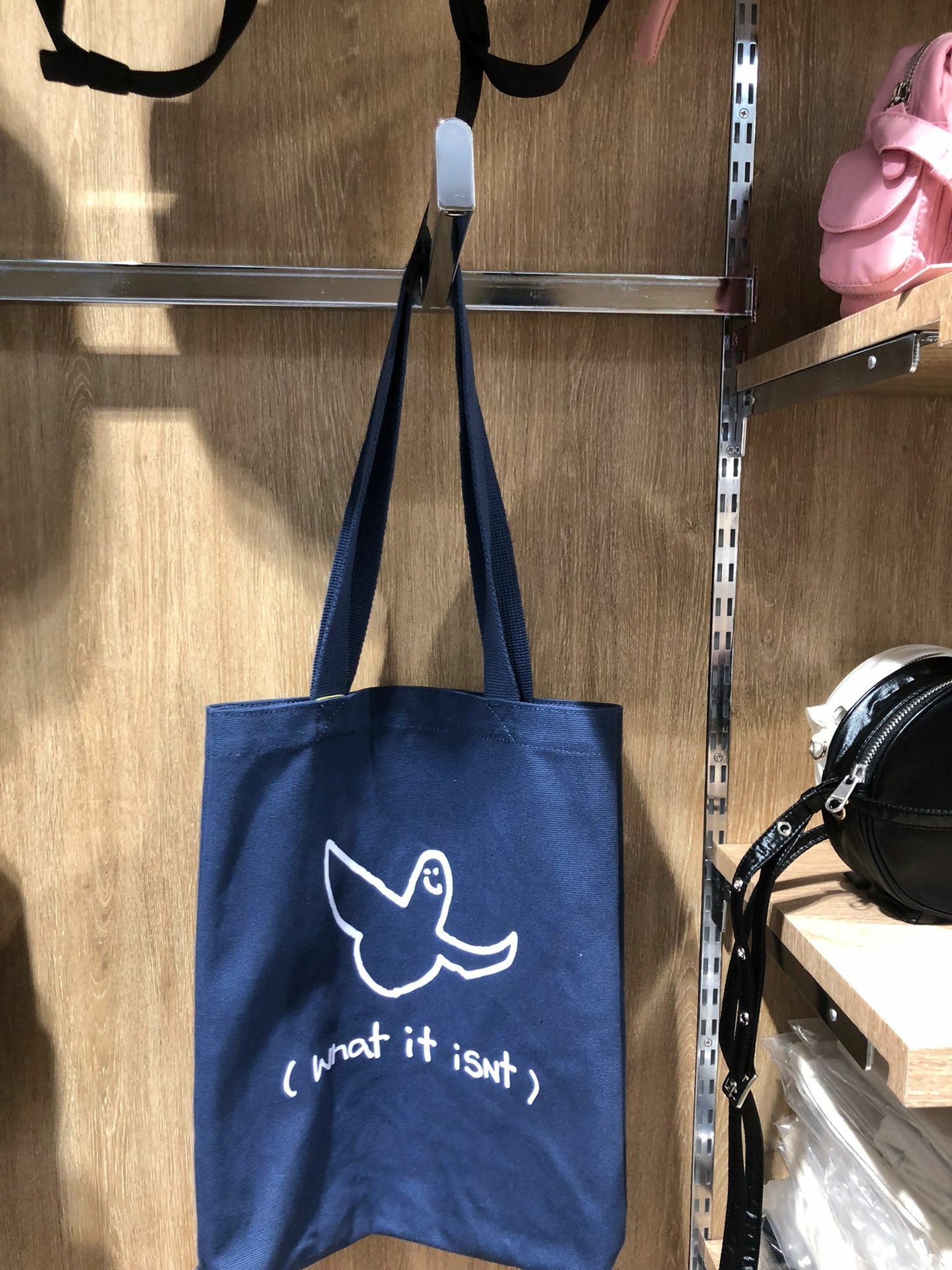 (現貨) 韓國 WHAT IT ISNT ANGEL CANVAS ECO BAG