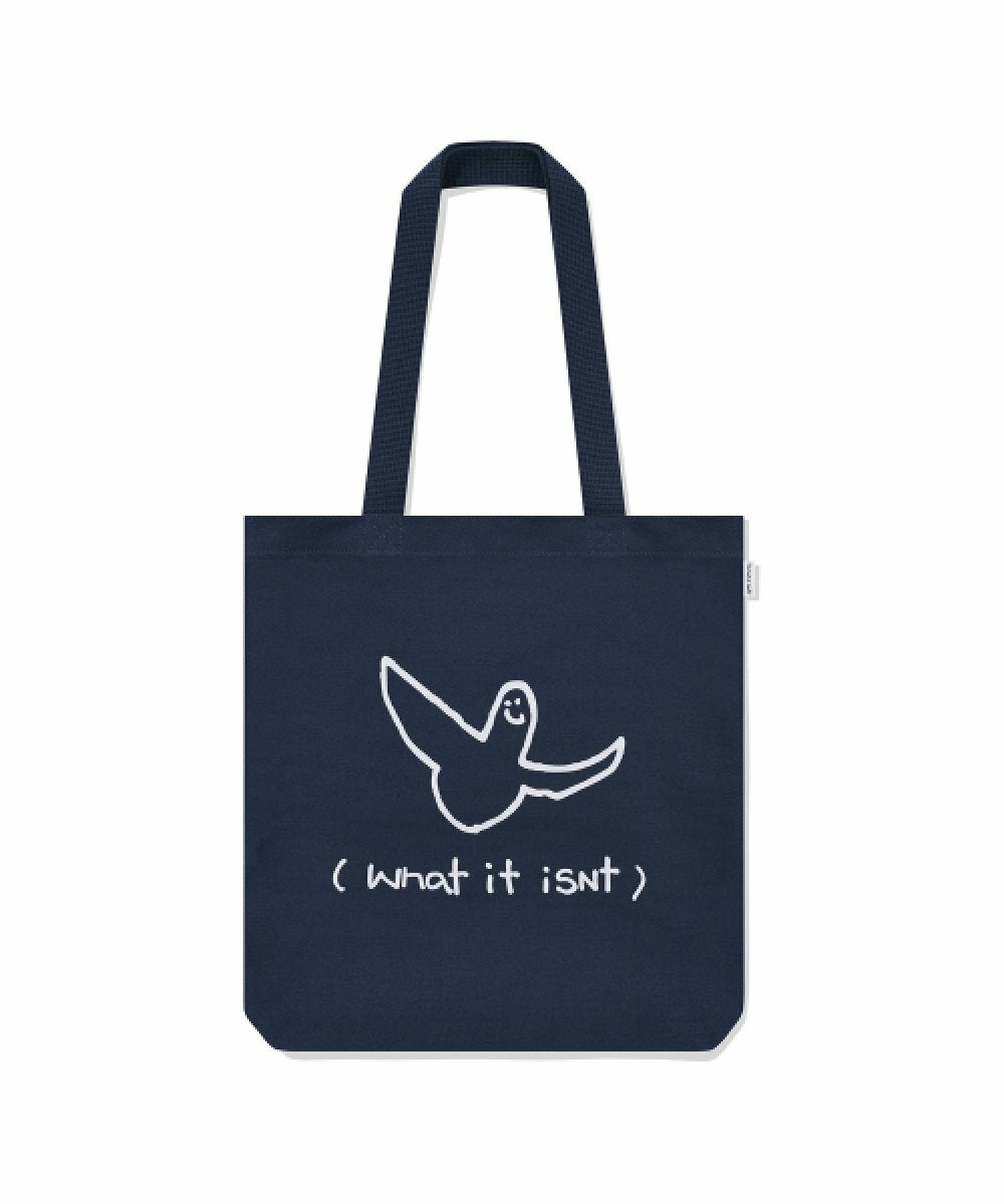 (現貨) 韓國 WHAT IT ISNT ANGEL CANVAS ECO BAG