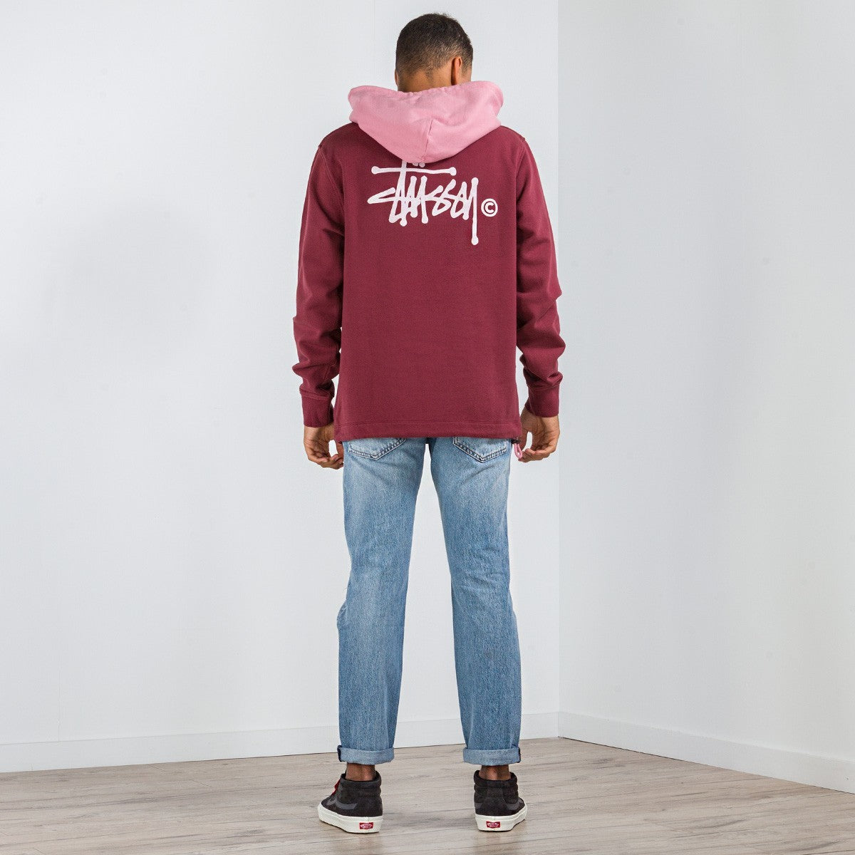 (現貨) STUSSY TWO TONE HOODIE